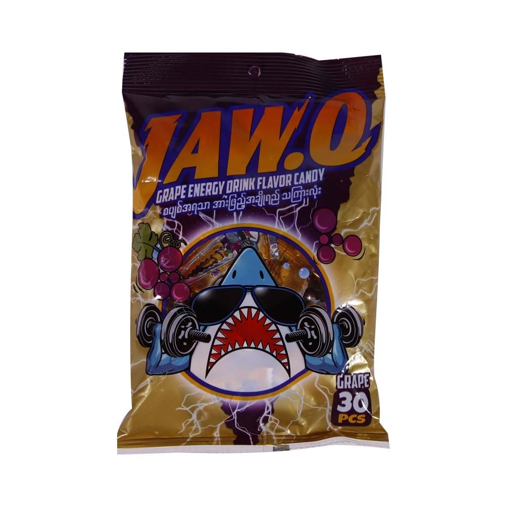 JAW.Q Grape Energy Candy 90G