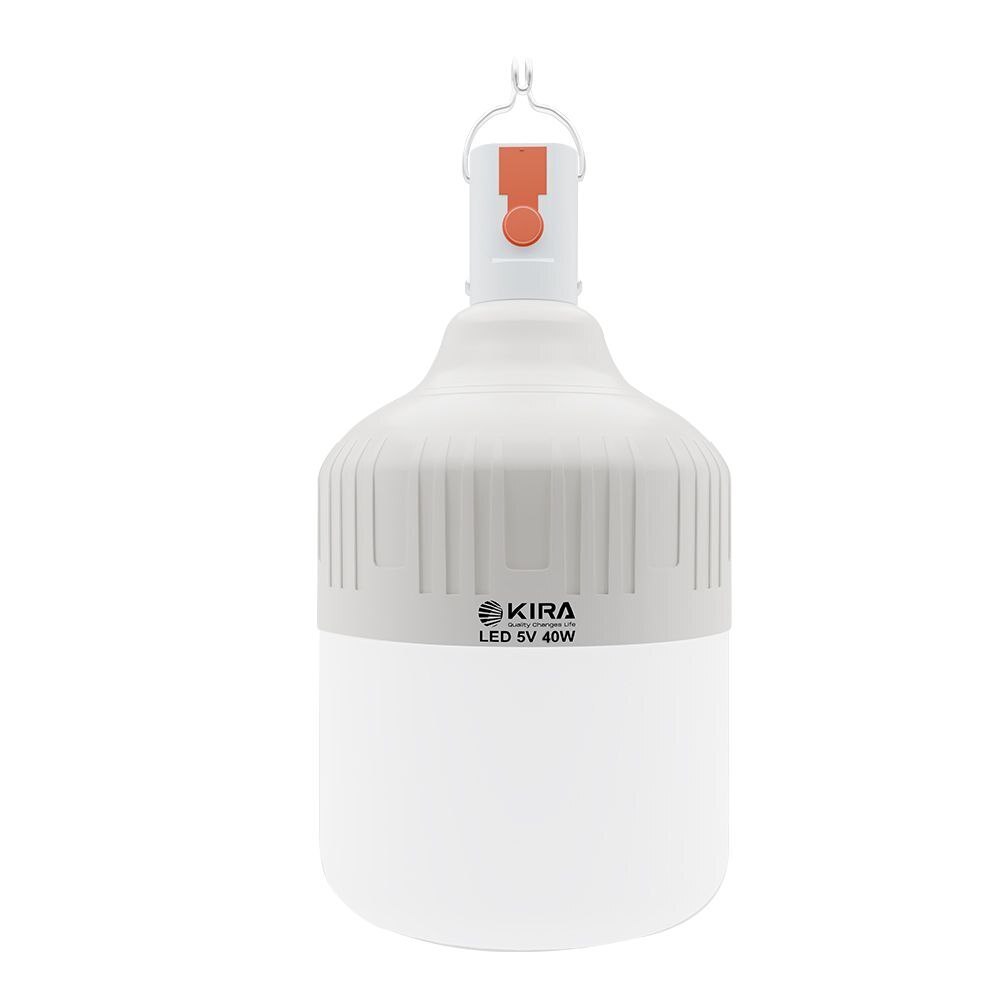 Kira Rechargeable Bulb 6500K 3600mAh 40W