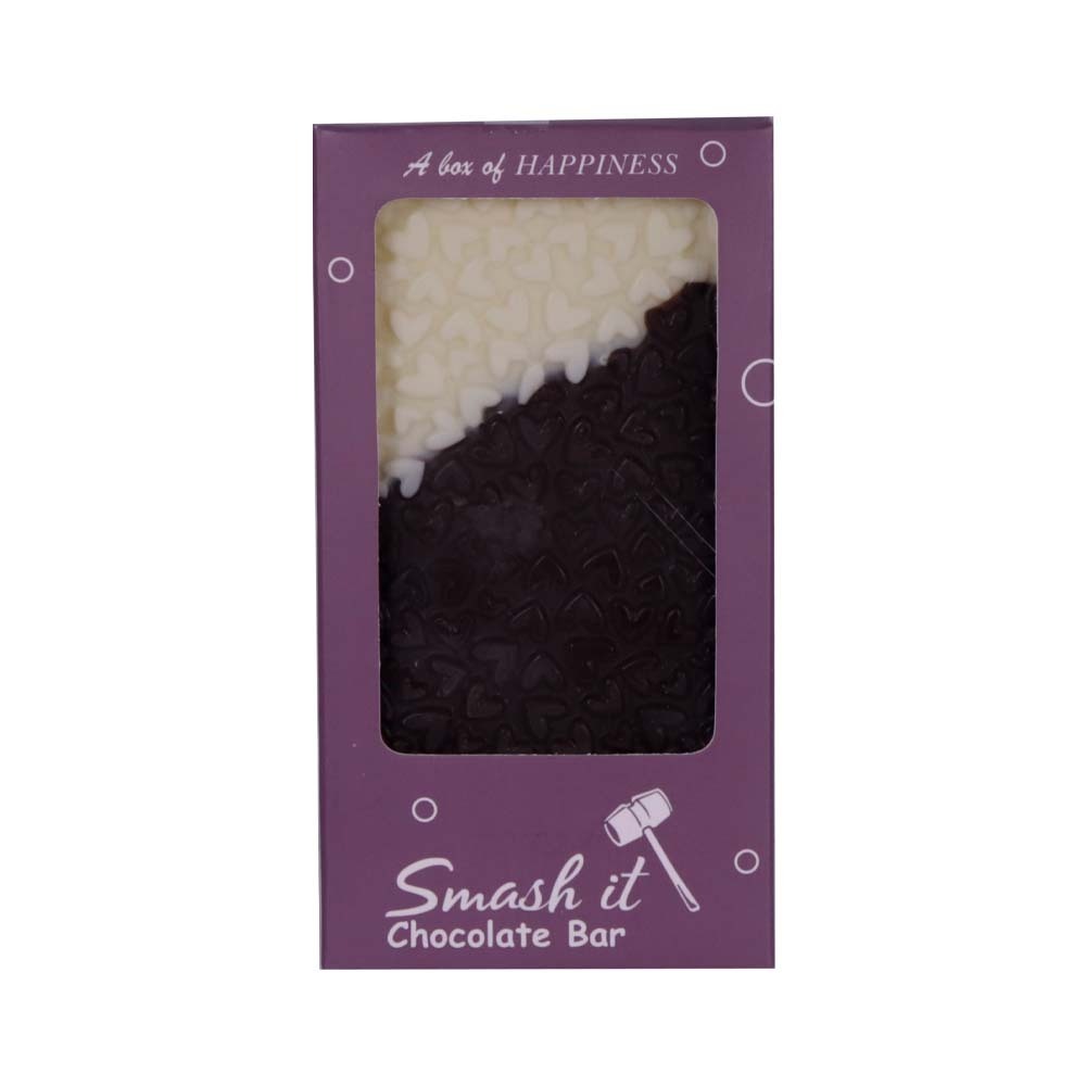 Smash It Dark & White Chocolate Bar 80G