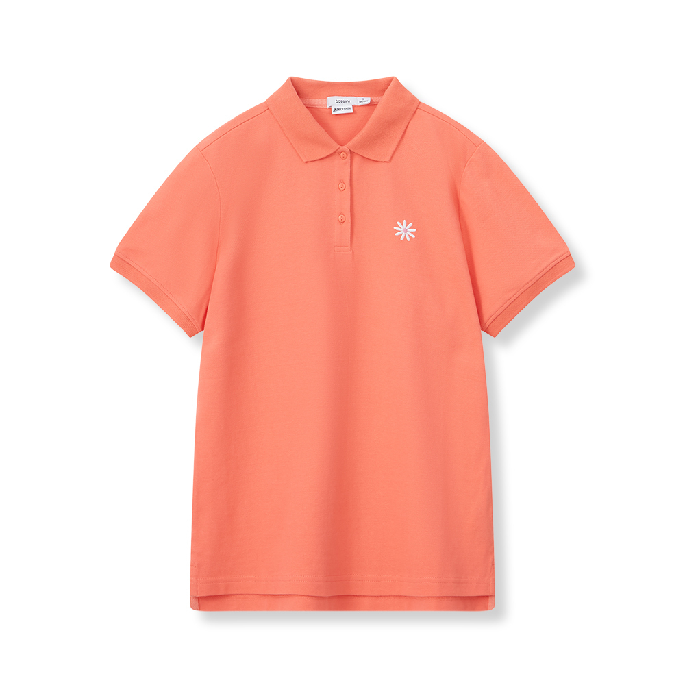 241208004 Bossini Ladies Polo Shirt SS 24-S/S Bright Pink ( XL )