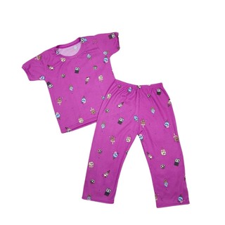Khay May Cozy Baby Set (Long) Purple Extra Small