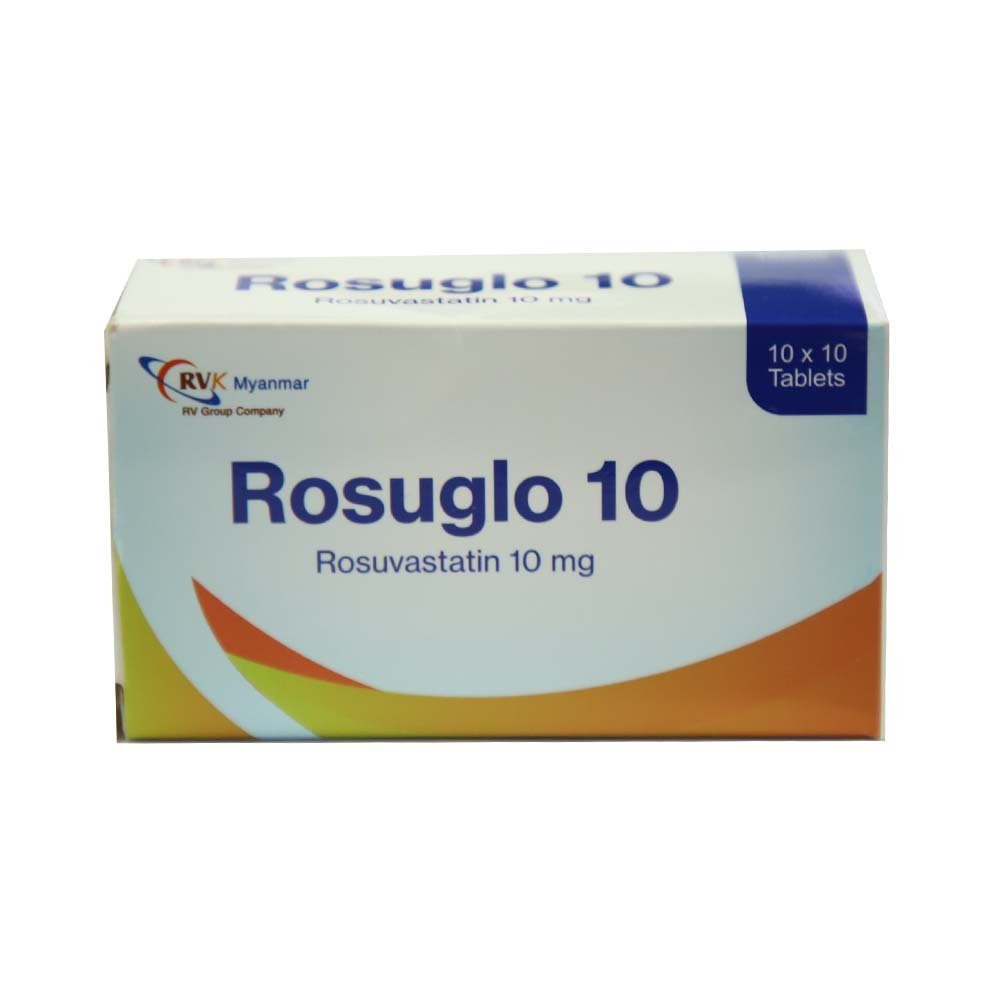 Rosuglo 10 Rosuvastatin 10MG 10PCSx10