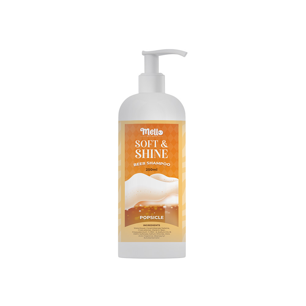 Mello Soft & Shine Beer Shampoo 250ML (Popsicle)