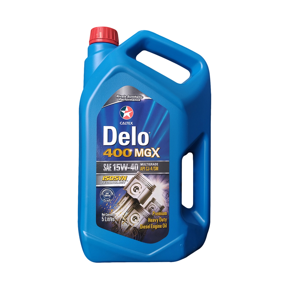 Caltex Delo 400 MGX SAE 15W-40 / API CJ-4 Engine Oil 5 LTR Blue