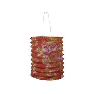 Uncle Gyi Owl Cylinder Paper Lantern (Big) 10PCS x 1Pack Green