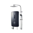 Prato Instant Water Heater Without Pump + Rain Shower (PRT-9E BLACK)