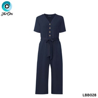 The Ori Women Jumpsuit Black Floral LBB028 (XL)
