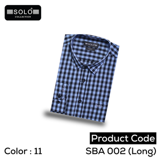 SOLO COLLLECTION SBA 002 (Long) Slim Fit Shirt Large 07