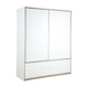Winner Viko Sliding Wardrobe (160CM) White/Silver