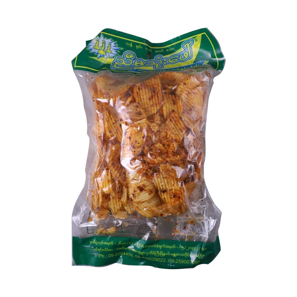 Three Sisters Fried Potato Chip Spicy Zakar 170G