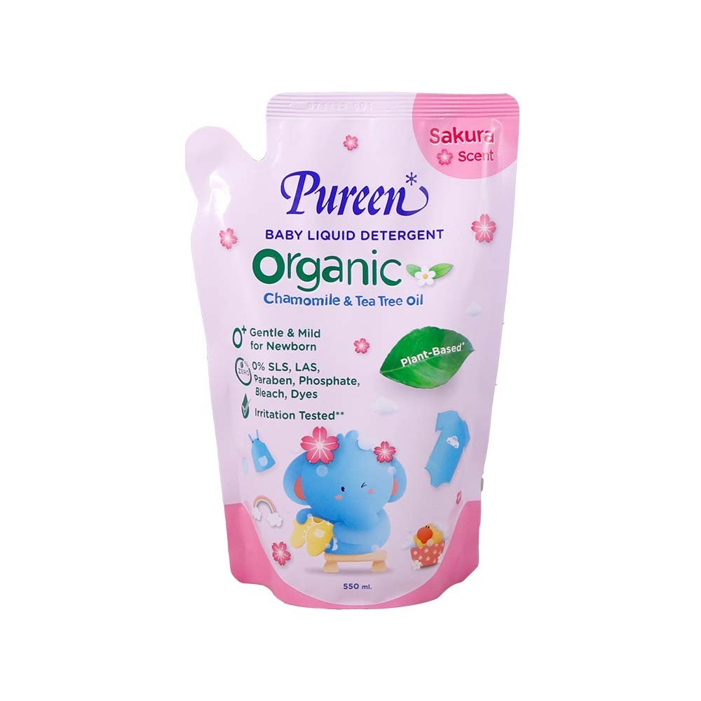 Pureen Liquid Detergent Sakura 550ML (Refill)