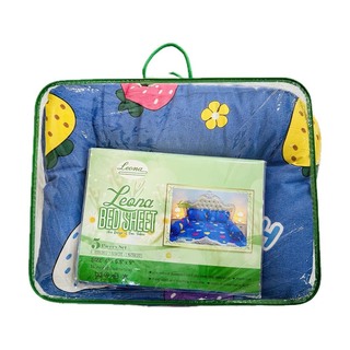 Leona Bed Sheet (set)  Double SE02 (Leona Set-016)