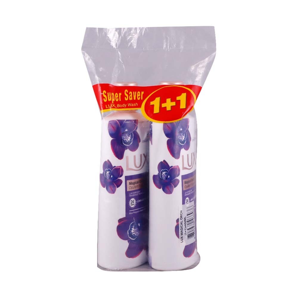 Lux Body Wash Magical Orchid 450MLx2