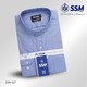 Mandarin Collar Shirt Long Sleeve XL (Denim Blue) SSM-O-P-S-021