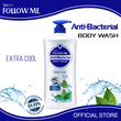 Follow Me Extra Cool Anti-Bacterial Body Wash 1000ML