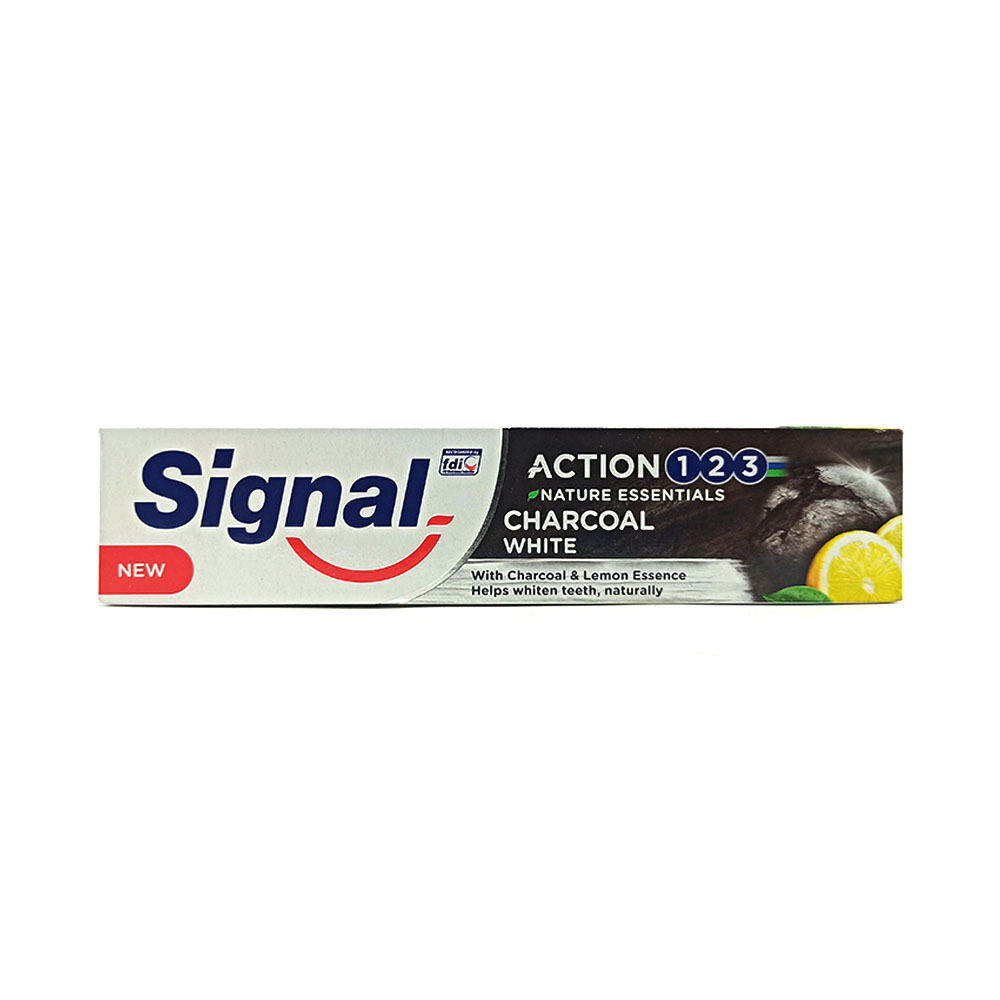 Signal Action 123 Charcoal White Toothpaste 160G