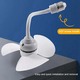 Small E27 Screw-In Ceiling Fan With Socket Holder 5.5 in ELE0001046F