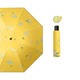 Automatic 3 Fold Fruit Printed Umbrella Yellow