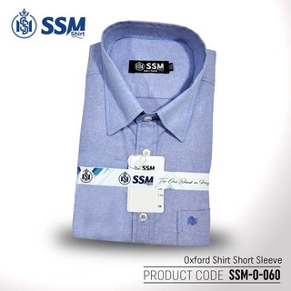 Oxford Shirt Short Sleeve 3XL (Denim Blue) SSM-O-P-S-021