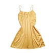 Bambi Lady Silk Night Dress Gold AA0031 Small