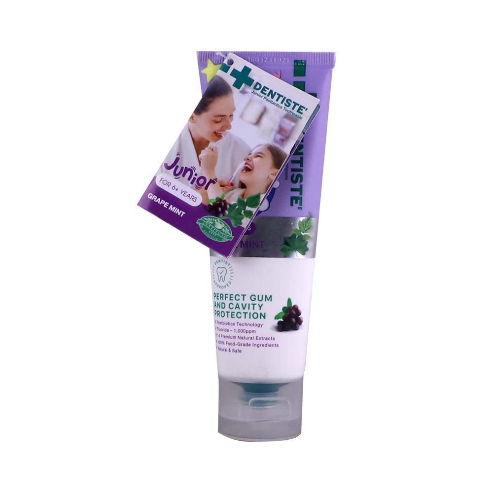 Dentiste Grape Mint Flavor Junior Postbiotics Toothpaste 60G (6+ Years)