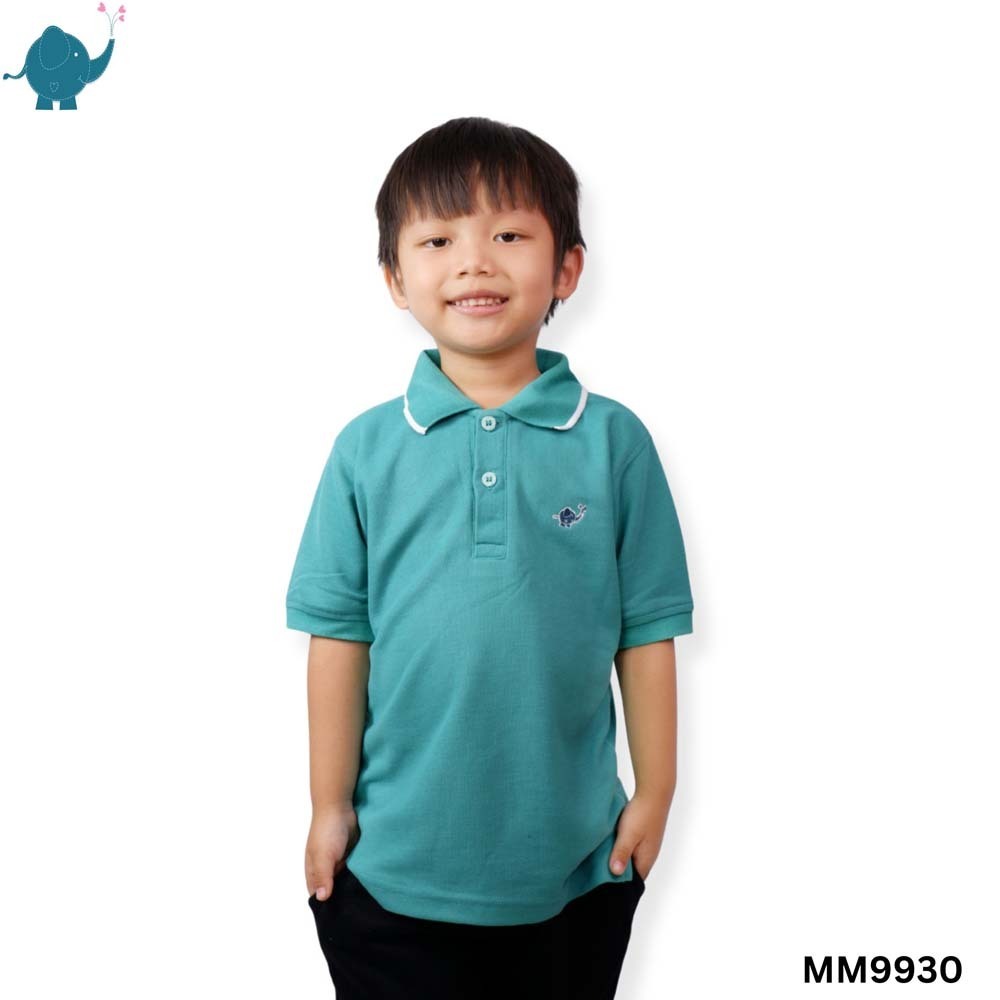 Max & Mia Boy Short-Sleeve Polo Shirt MM9930 Light Green 2XL