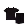 Max & Mia Unisex Two Pieces Set TO770033-BK Small