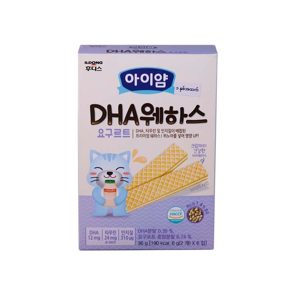 Ildong Baby Wafer Dha Yogurt 36G (12M+)
