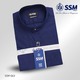 Madarin Collar Shirt Short Sleeve Over (Dark Blue) SSM-O-P-S-063