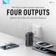 Konfulon J-37 (20000mAh Fast Charging 22.5W Built-in Cable Power Bank) Black