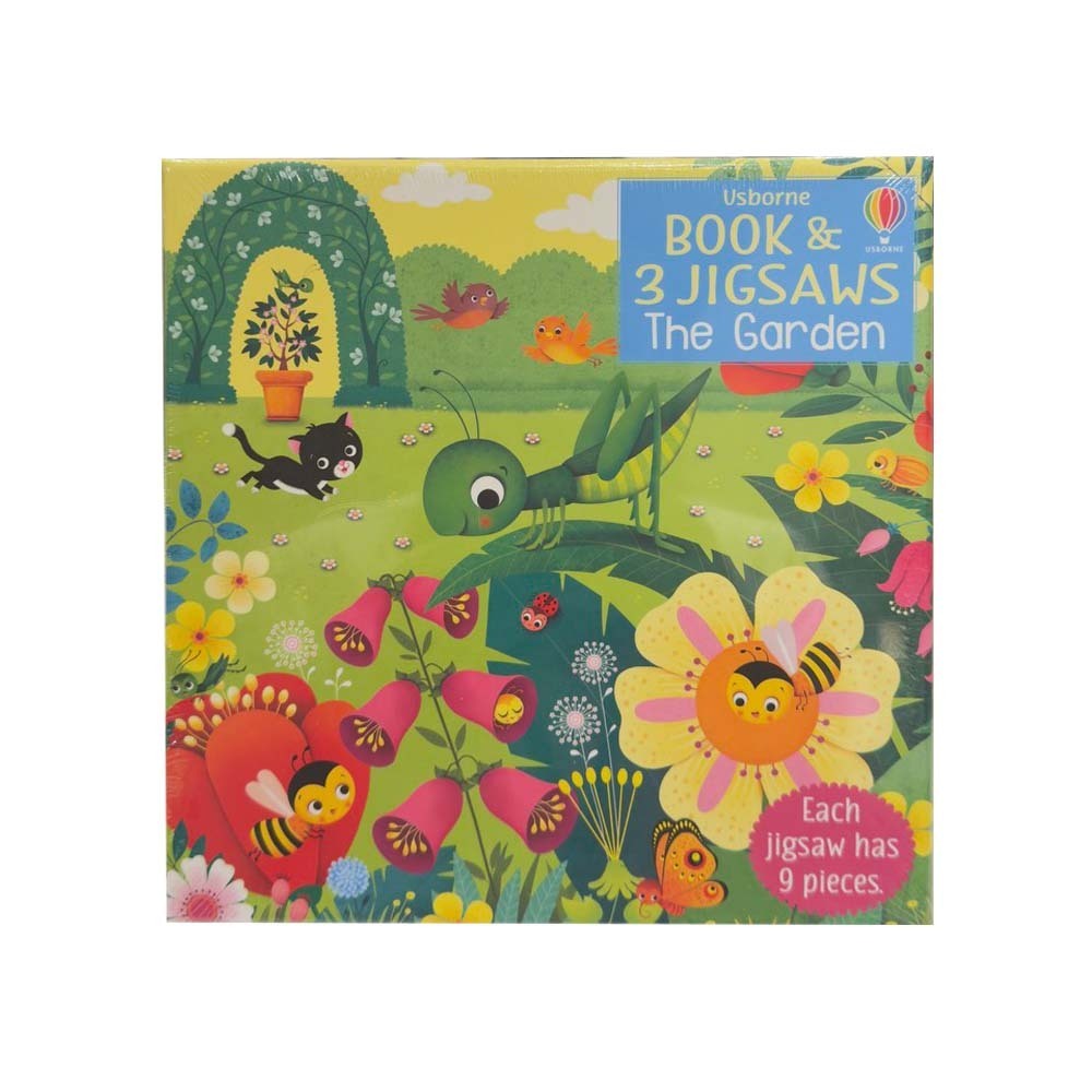 Book & 3 Jigsaws The Garden