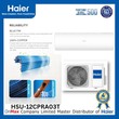Haier Air Con Split Type 1.5hp HSU-12CPRA03TF