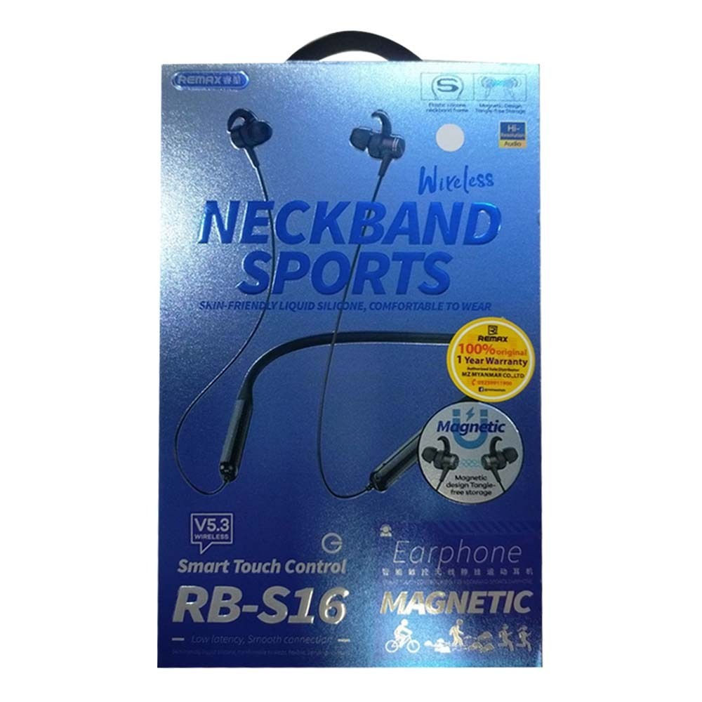 Remax Wireless Neck Band Sports Earphone RX-S16