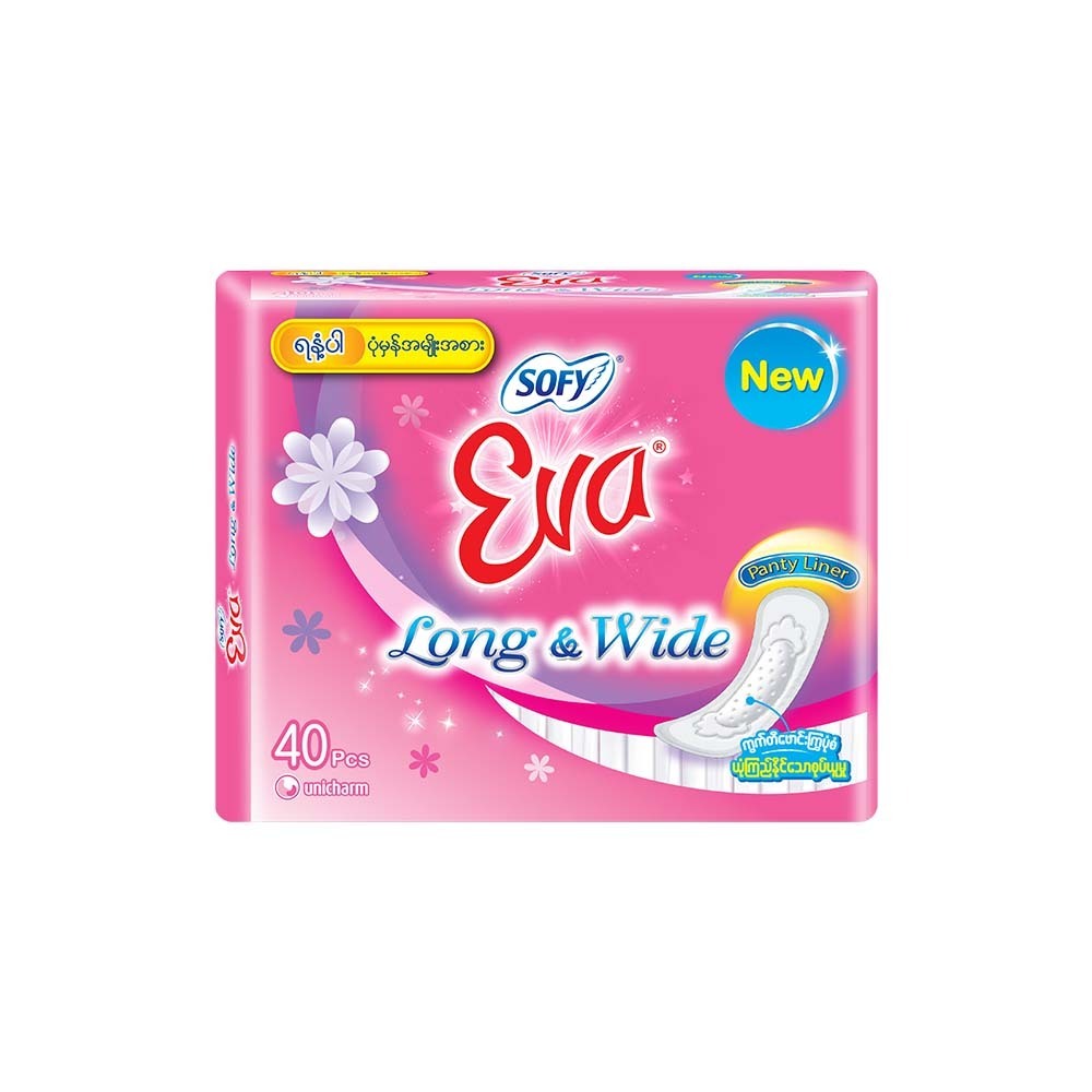 Sofy Eva Long & Wide Scented Panty Liner 155mm 40PCS