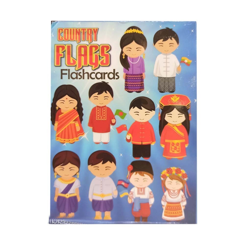 COUNTRY FLAGS 32 FLASHCARDS (KIDS WORLD)