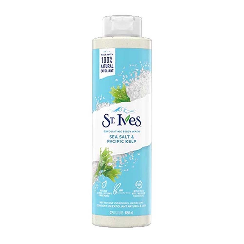 St. Ives Sea Salt & Pacific Kelp Exfoliating Body Wash 650ML 