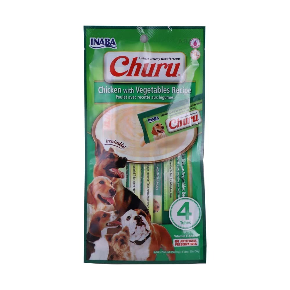 Inaba Churu Creamy Treat Chicken With Vege 4PCS