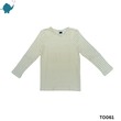Max & Mia Unisex Long-Sleeve Top TO061 Yellow Stripe Small