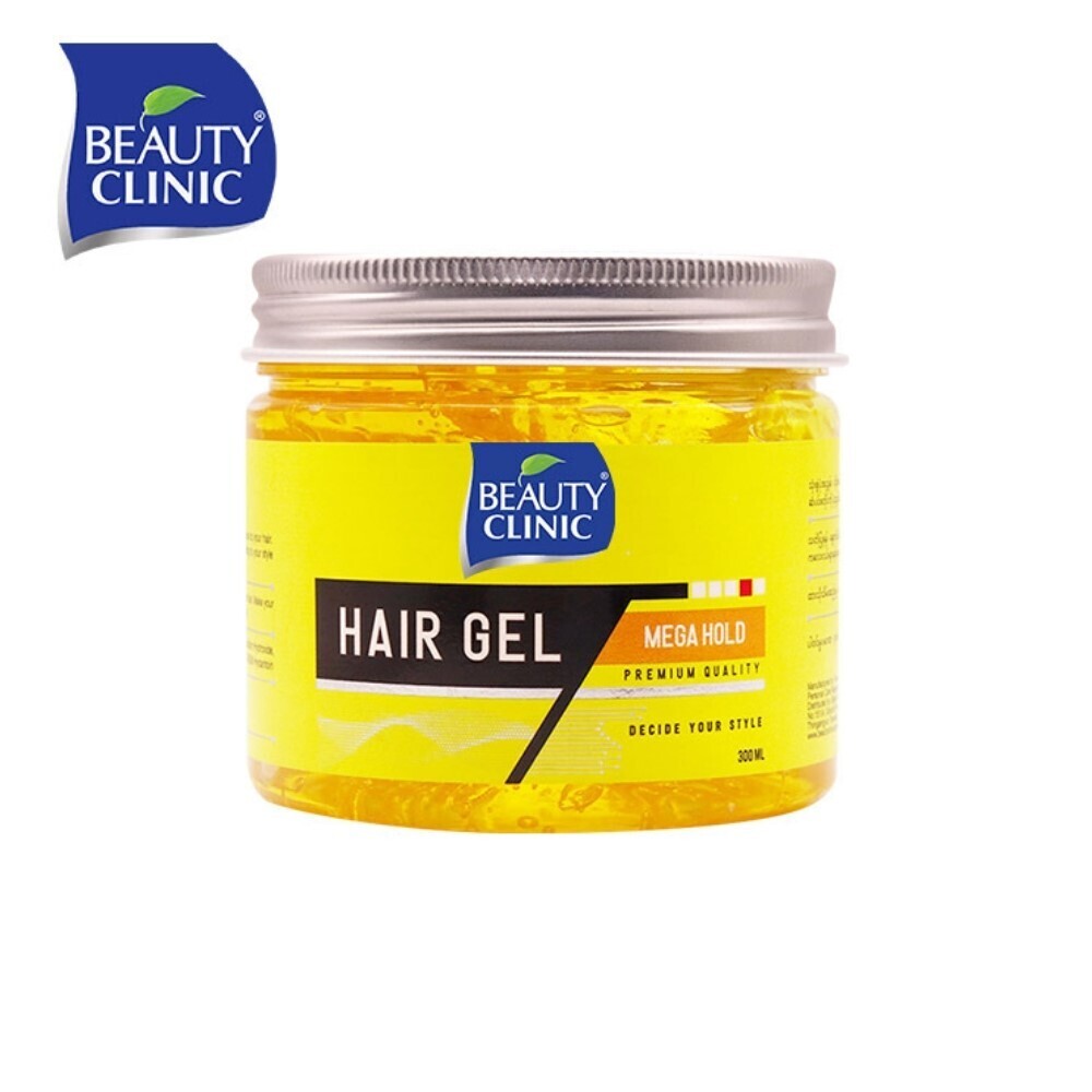 Beauty Clinic Mega Hold Hair Gel 300ML (Yellow) 6 291108 657768