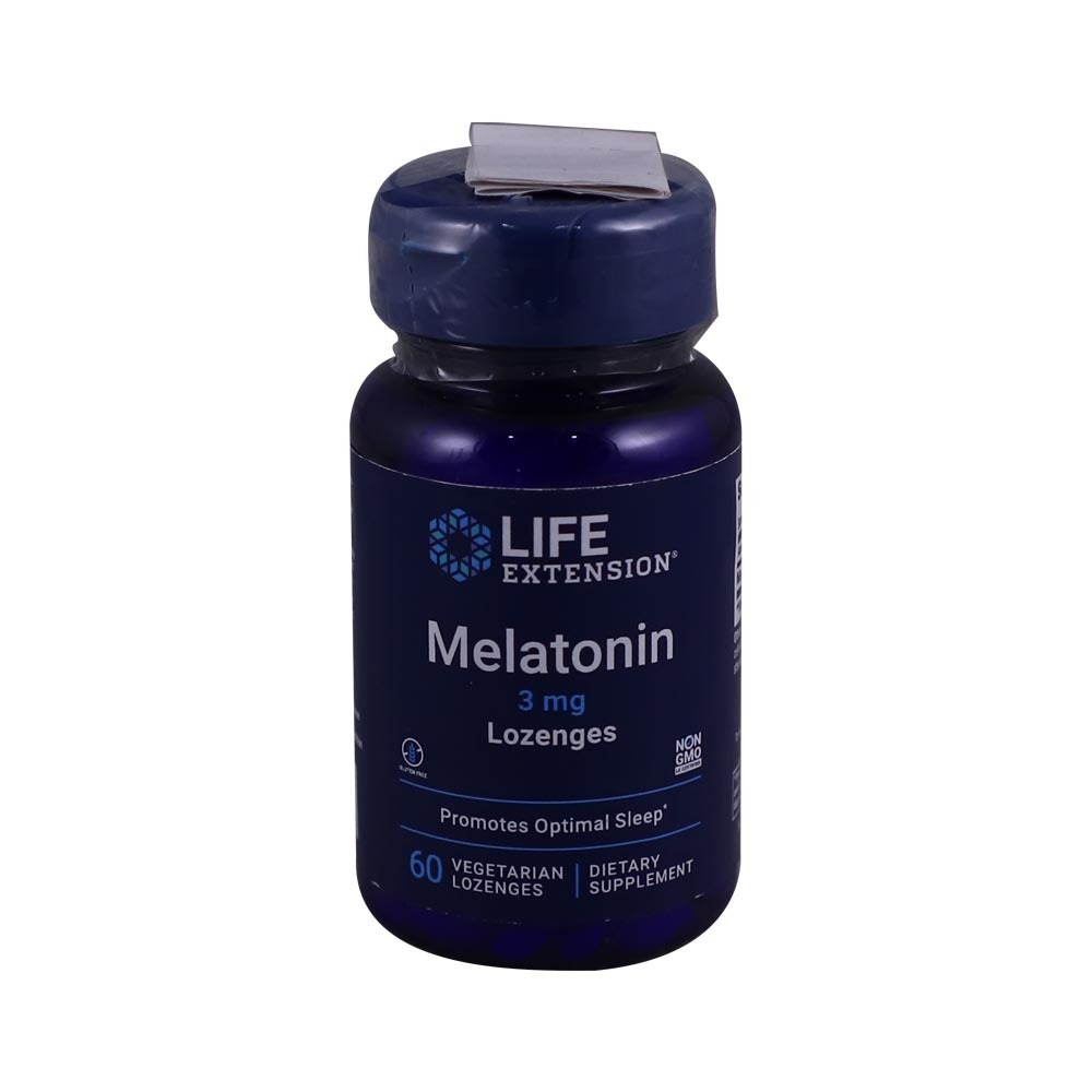 Life Extension Melatonin 3MG Lozenges 60PCS