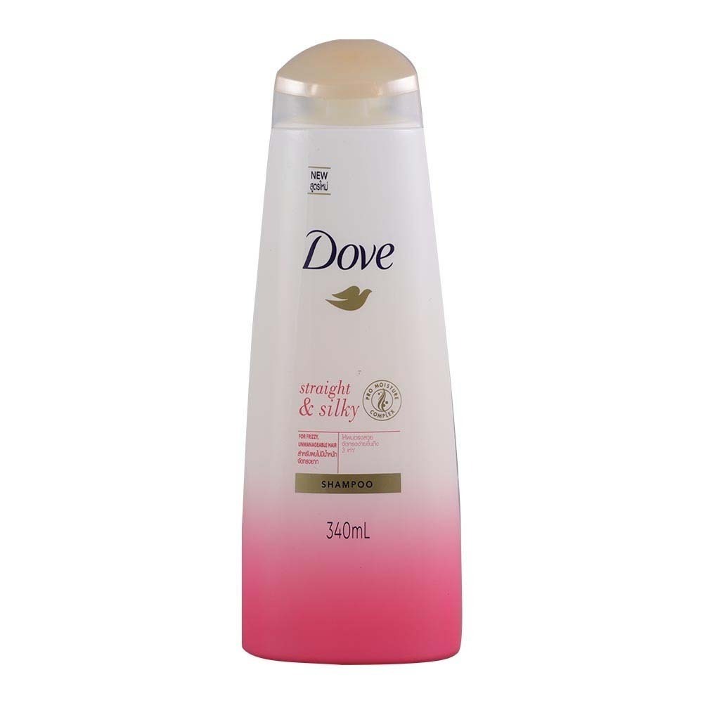 Dove Straight & Silky Shampoo 340ML