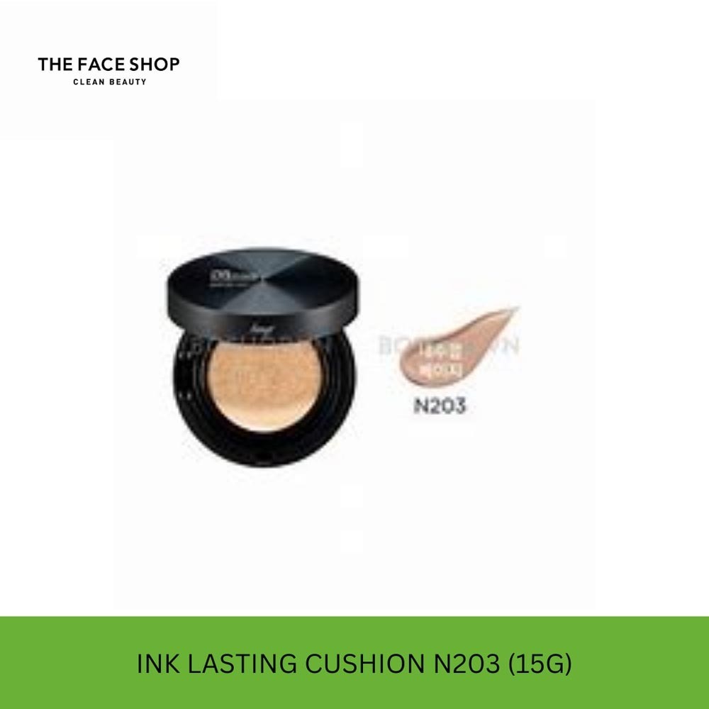 The Face Shop Ink Lasting Cushion N203 Natural Beige SPF30 PA++ 8806182576751