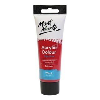 Mont Marte Studio Acrylic Colour Paint 75ML Rose Madder