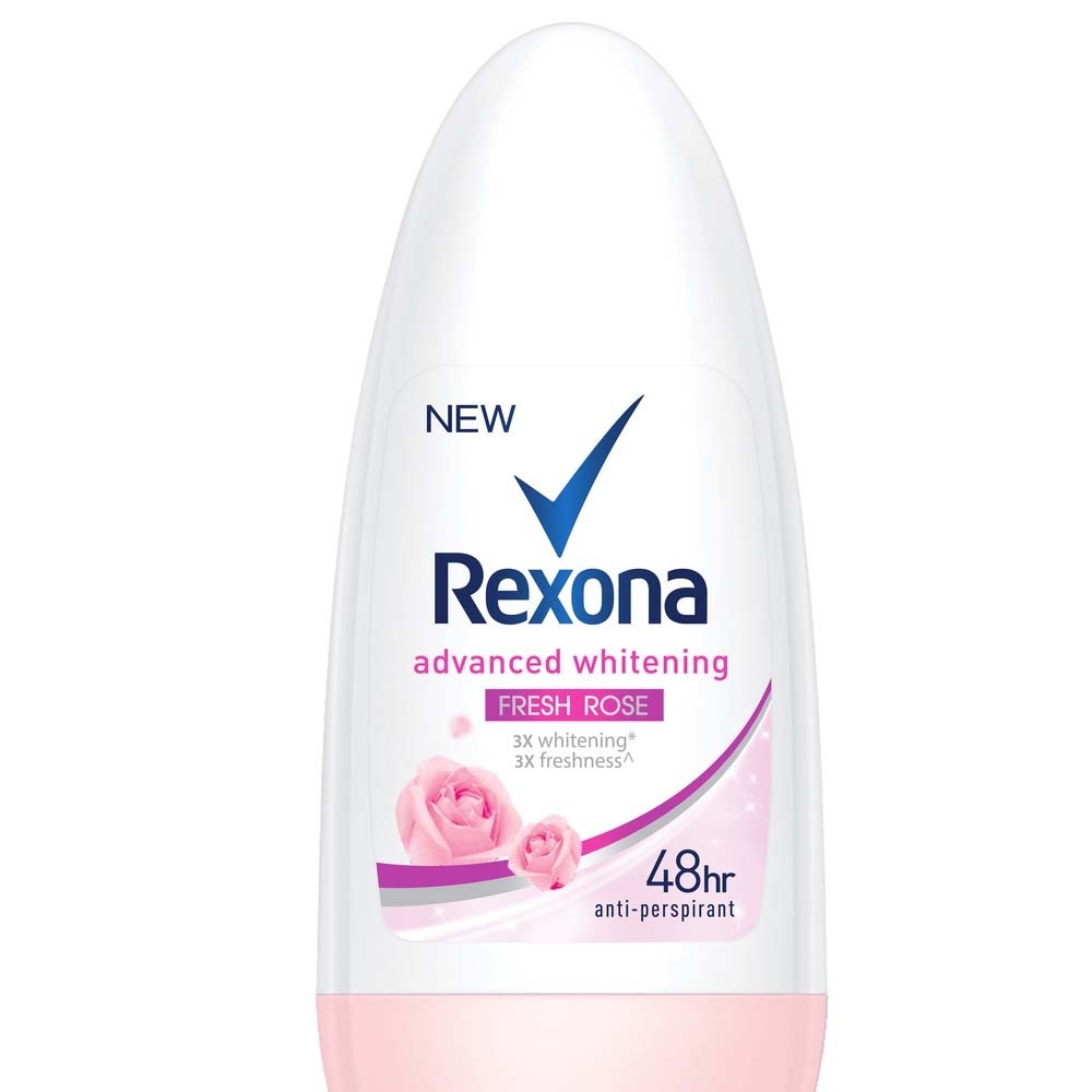 Rexona Advanced Whitening Fresh Rose Deodorant Roll On 45ML