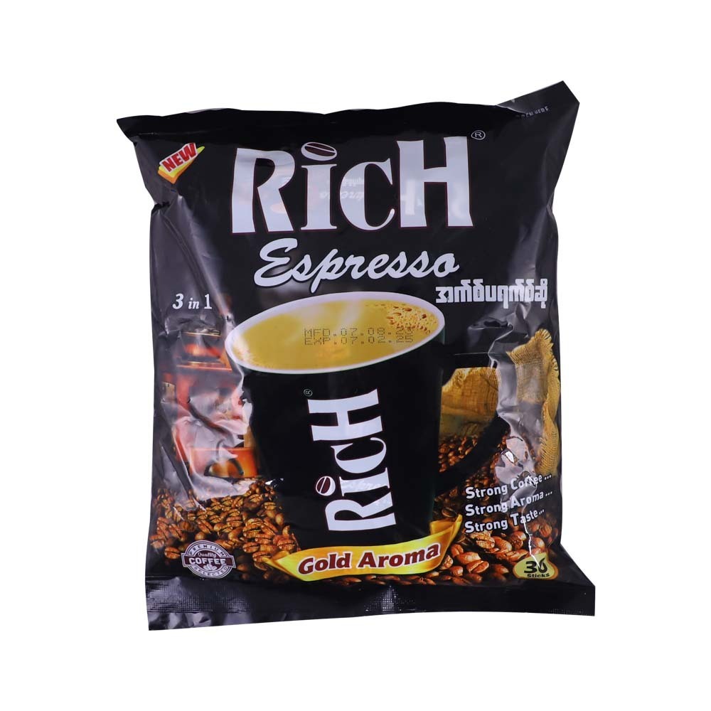 Rich 3 in 1 Instant Espresso Coffee Mix 600G 30PCS