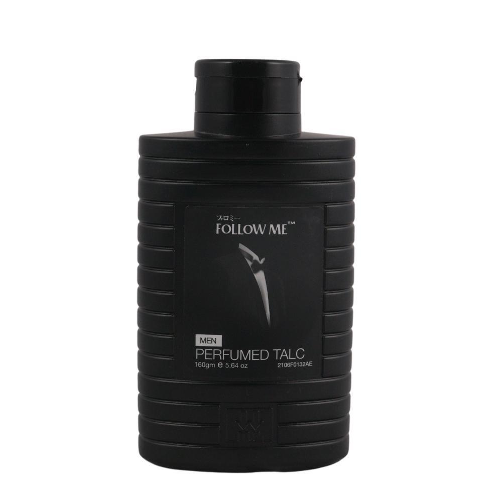 Follow Me Men Perfumed Talcum Body Powder 160G (Black)