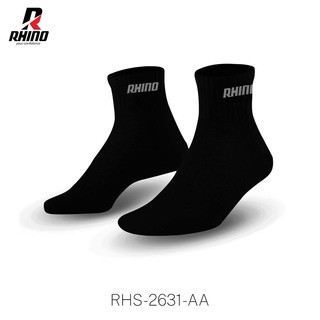 Olympic Rhino Crew Socks RHS-2631-WW WHITE (Free Size)