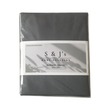S&J Double Bed Sheet Dark Grey SJ-01-35