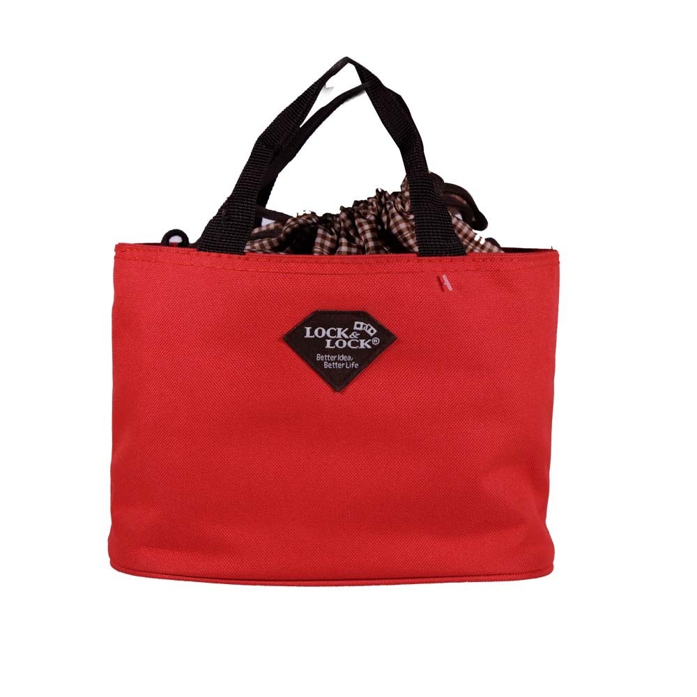 Lock & Lock Lunch Box Set 3PCS With Bag HAF100R3 (Red)