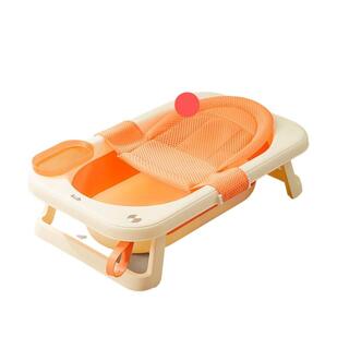 Foldable Bathtub With Bath Net (Green)